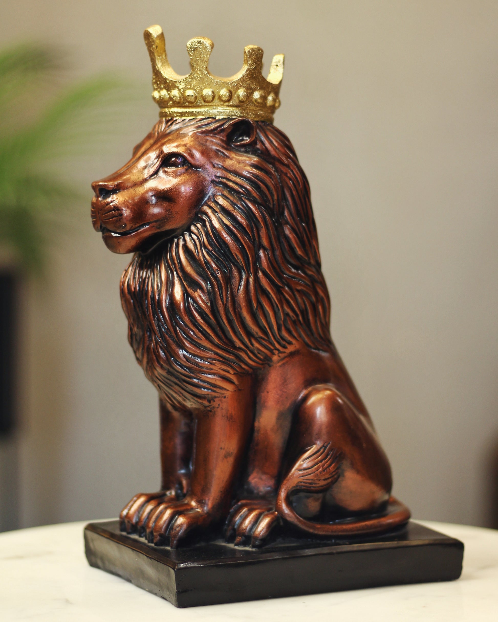 Lion - Resin Art Work Left View